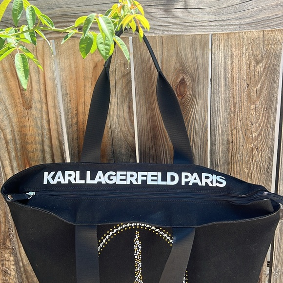 KARL LAGERFELD PARIS TOTE BAG.🖤 - Picture 13 of 17